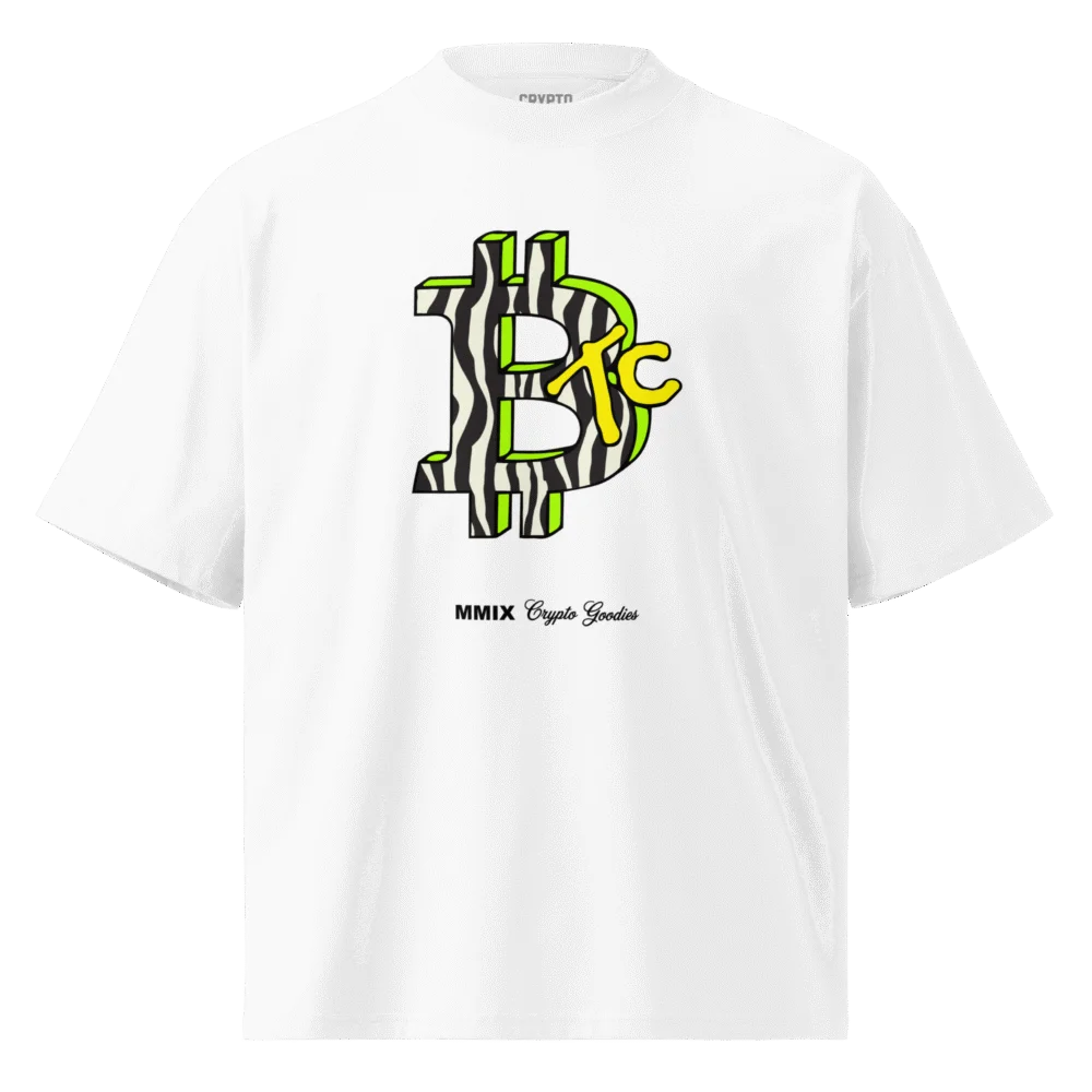 BTC Zebra Vibes Oversized Tee