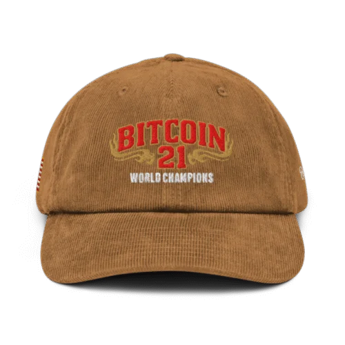 Bitcoin: World Champions Corduroy Hat