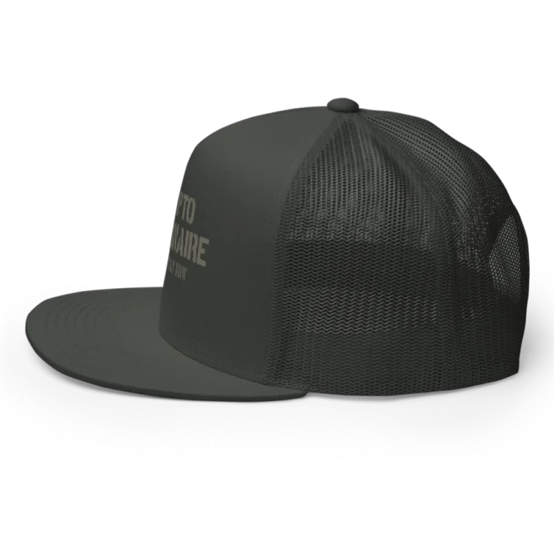 Crypto Millionaire Trucker Cap