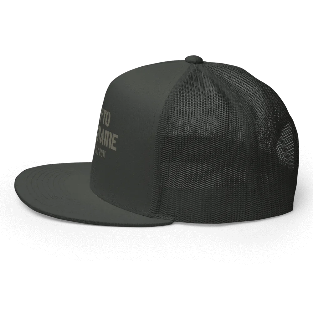 Crypto Millionaire Trucker Cap - Image 3