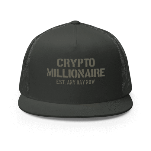 Crypto Millionaire Trucker Cap