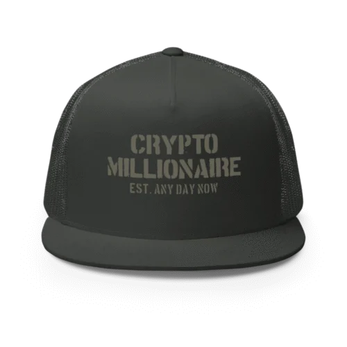 Crypto Millionaire Trucker Cap