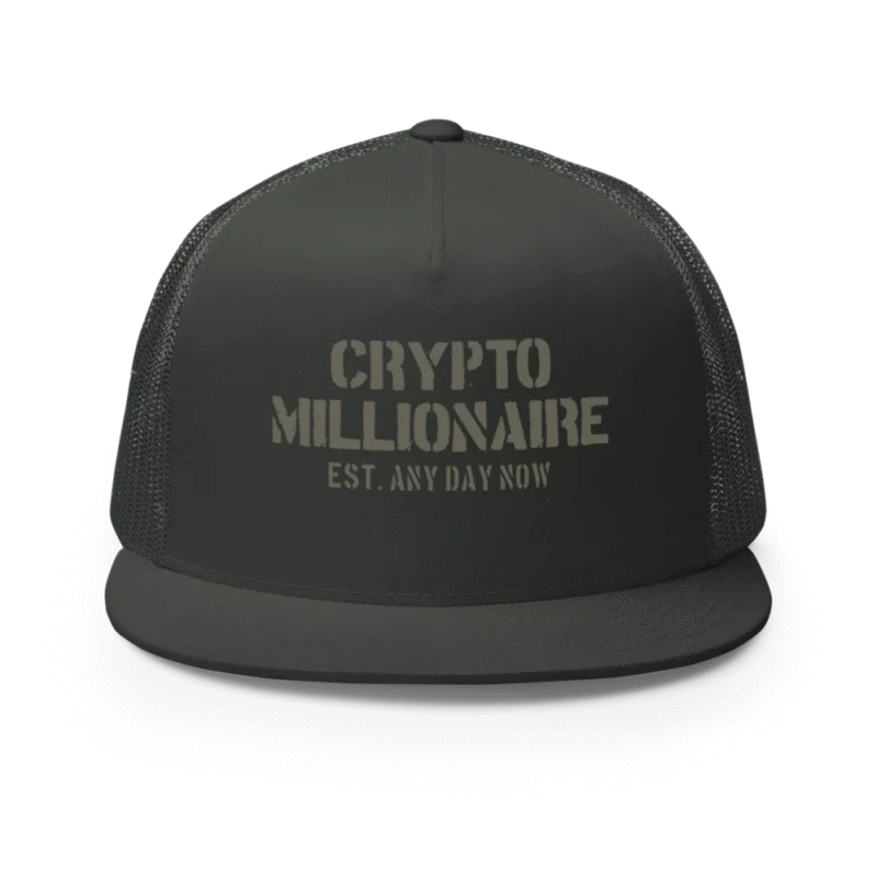 Crypto Millionaire Trucker Cap