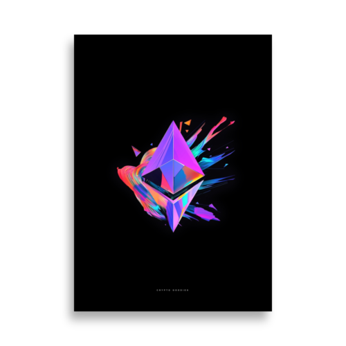 Ethereum Abstract Poster