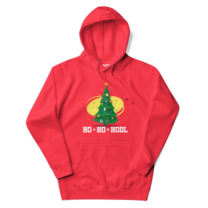 HO! HO! HODL! Xmas Tree Hoodie
