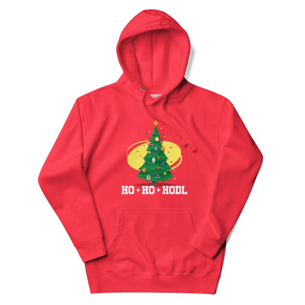 HO! HO! HODL! Xmas Tree Hoodie