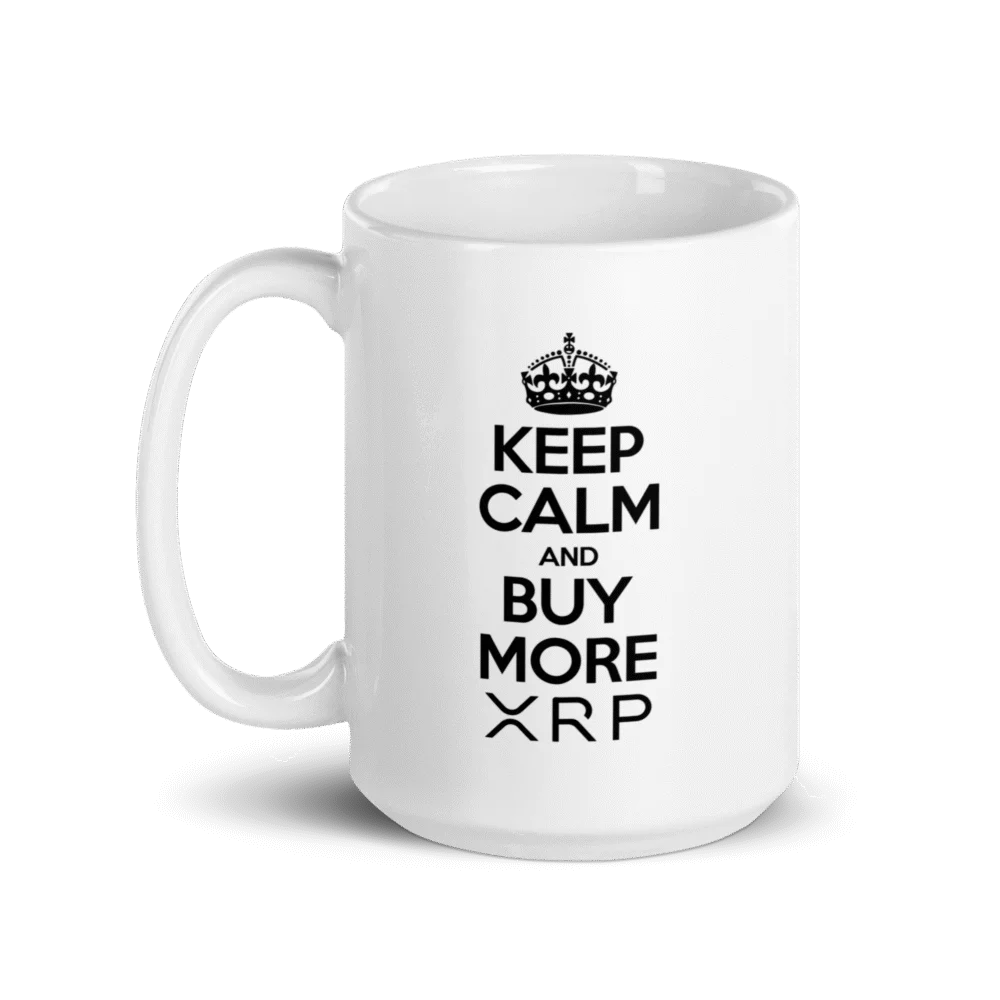 Keep Calm And Buy More XRP Mug - Image 4