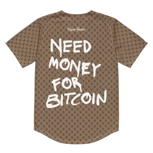 Need Money For Bitcoin Baseball Jersey