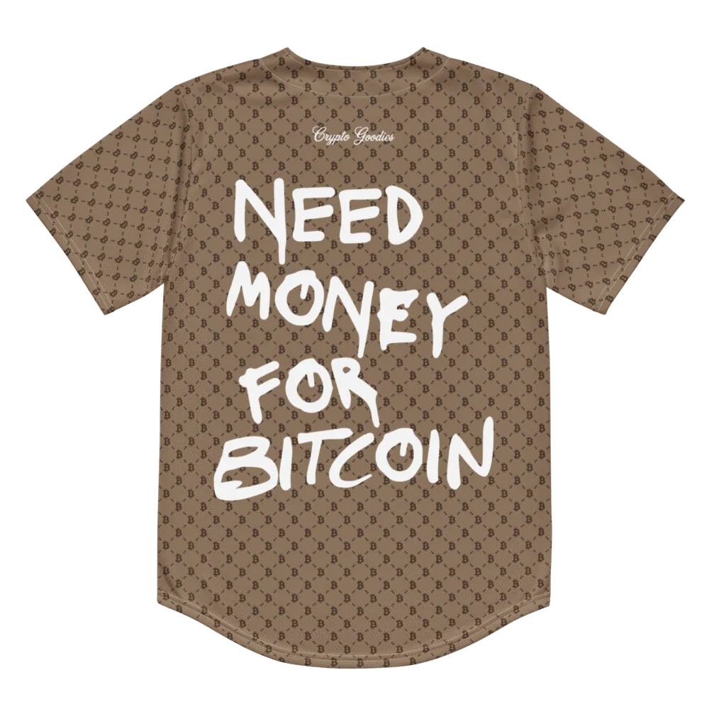 Need Money For Bitcoin Baseball Jersey - Image 2