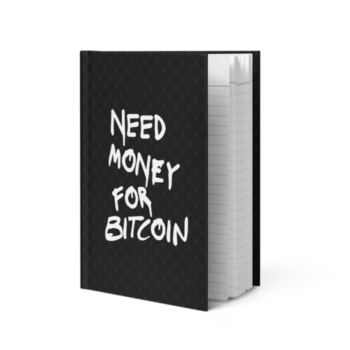 Need Money For Bitcoin Hardcover Journal