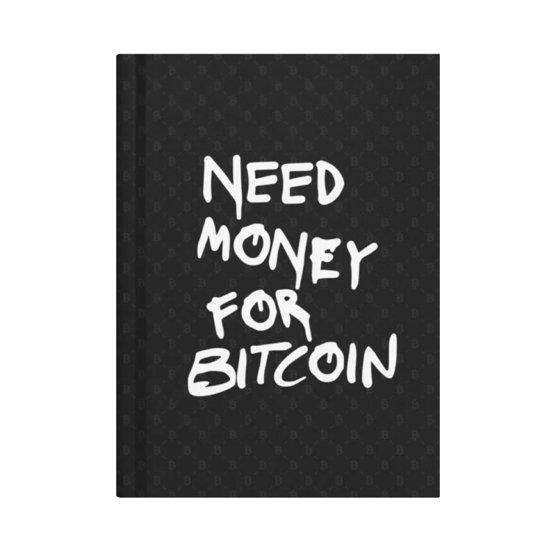Need Money For Bitcoin Hardcover Journal