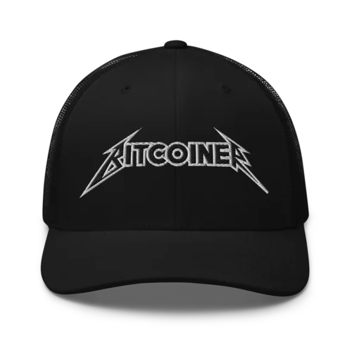 Bitcoiner Rocks Trucker Cap