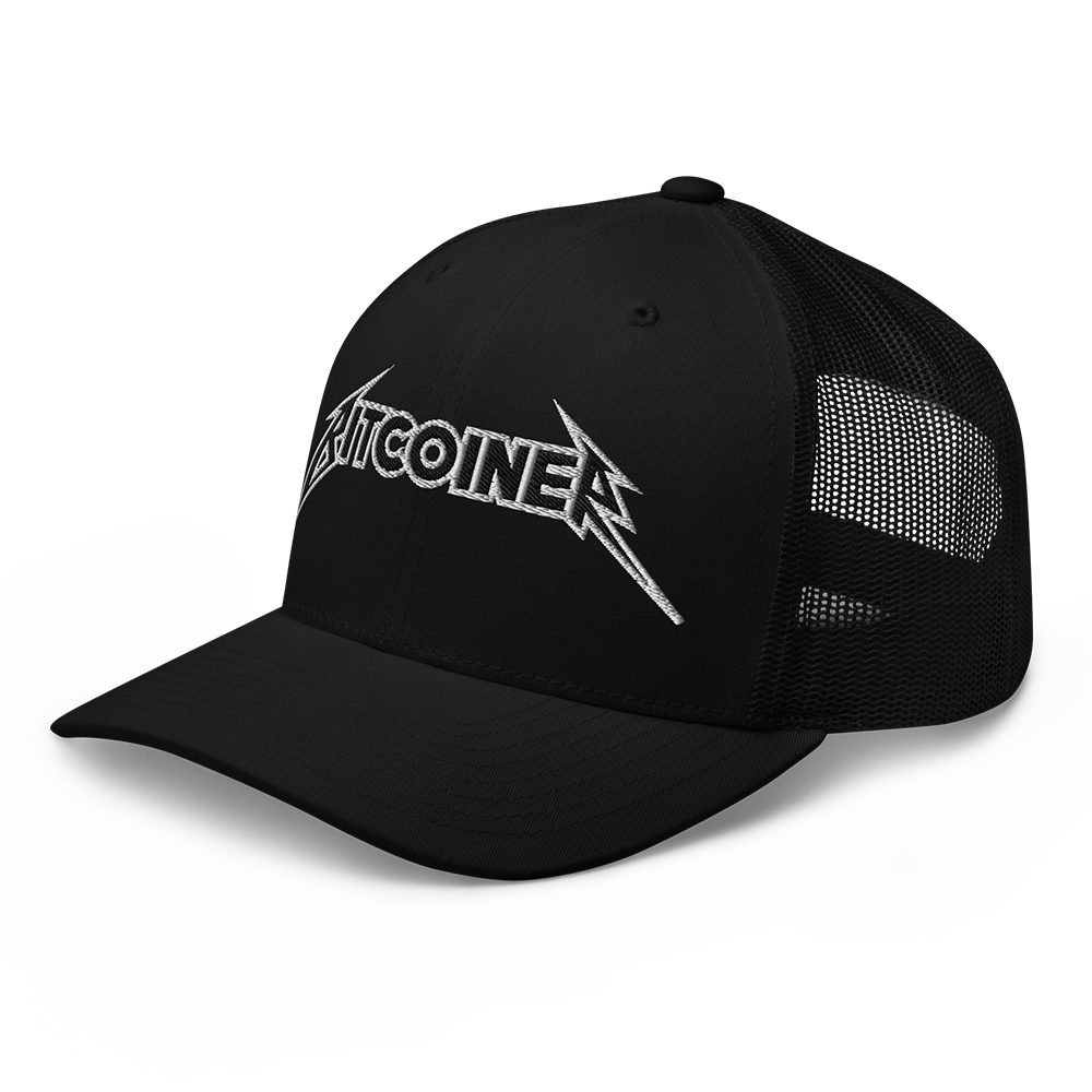 Bitcoiner Rocks Trucker Cap