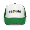 Satoshi Orange Foam Trucker Hat