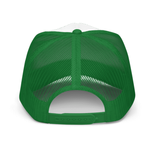 Satoshi Orange Foam Trucker Hat