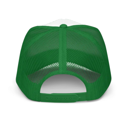 Satoshi Orange Foam Trucker Hat