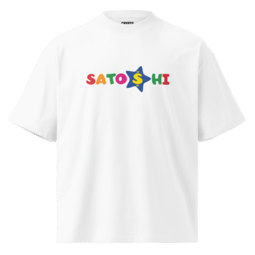 Satoshi Star Oversized Tee