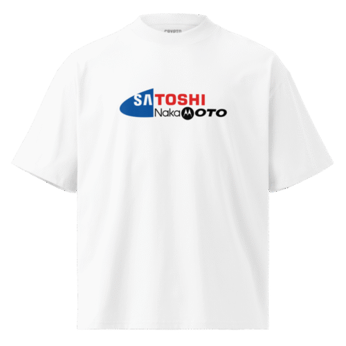 Satoshi, Who? Oversized Tee