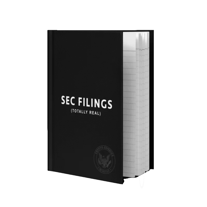 SEC Filings Hardcover Journal