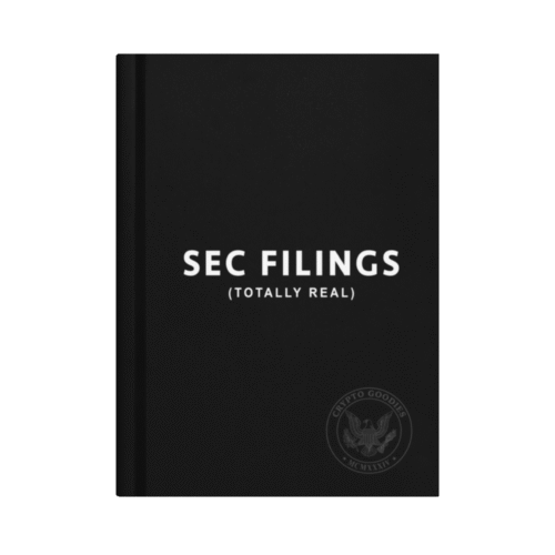 SEC Filings Hardcover Journal