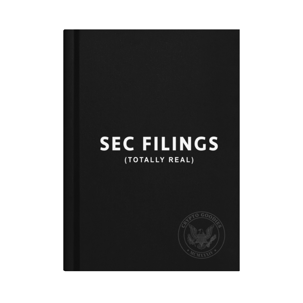 Sec Filings Hardcover Journal