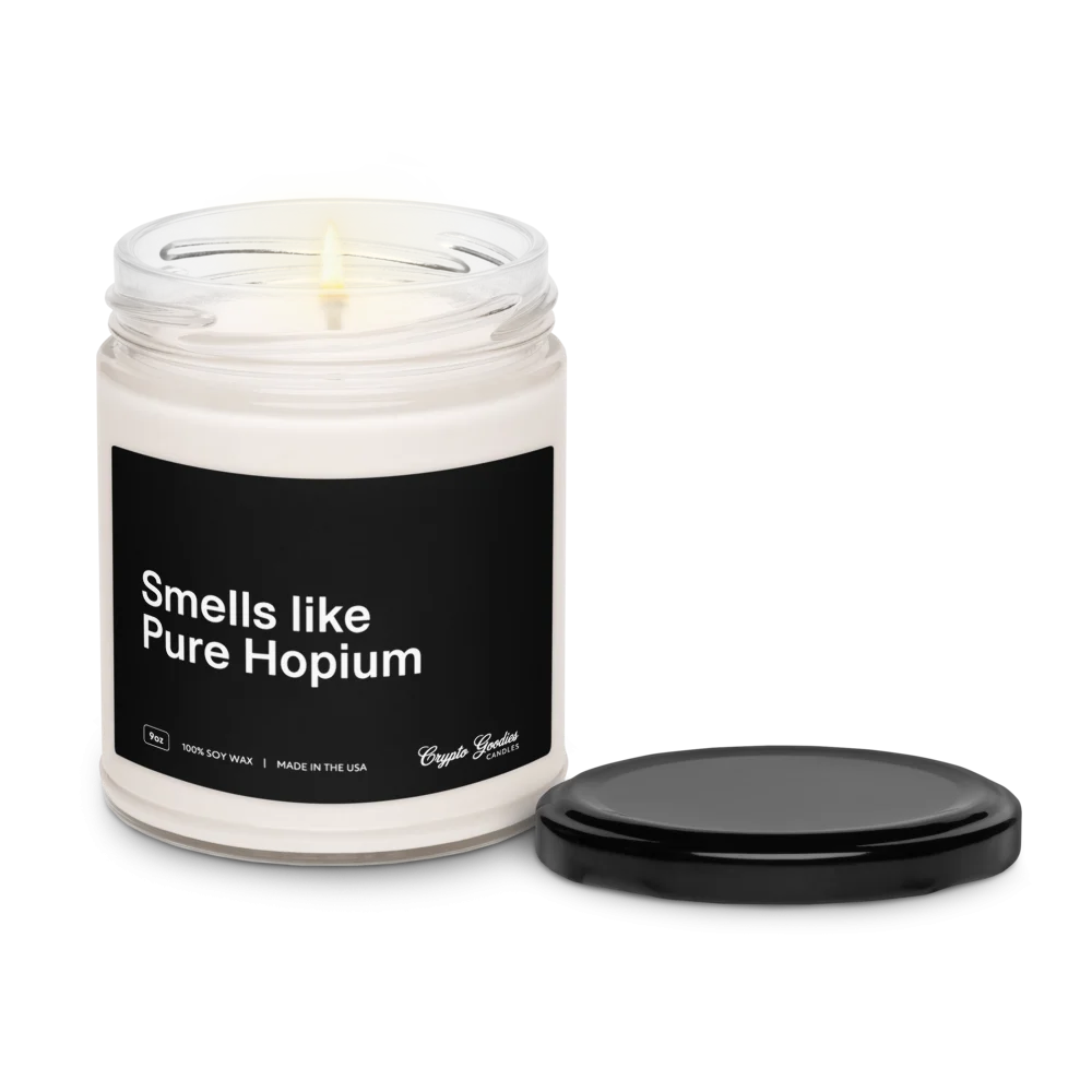 Smells Like Pure Hopium Scented Candle - Image 3