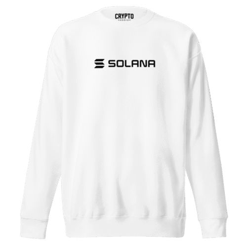 Solana Black Logo Sweatshirt