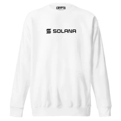 Solana Black Logo Sweatshirt