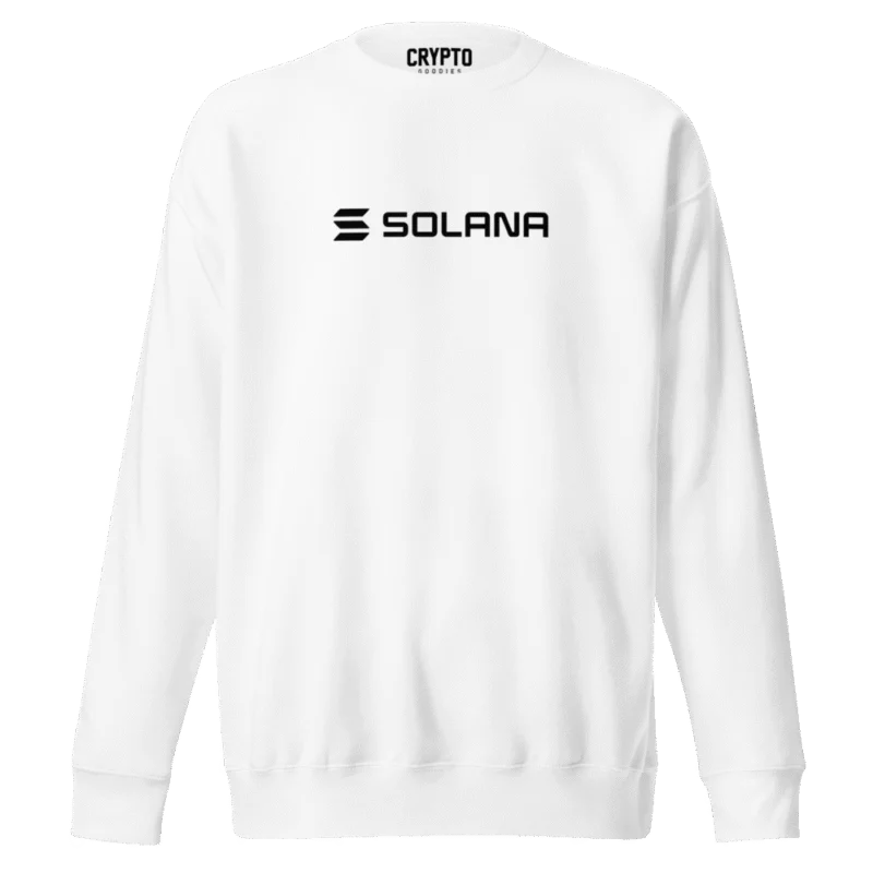 Solana Black Logo Sweatshirt