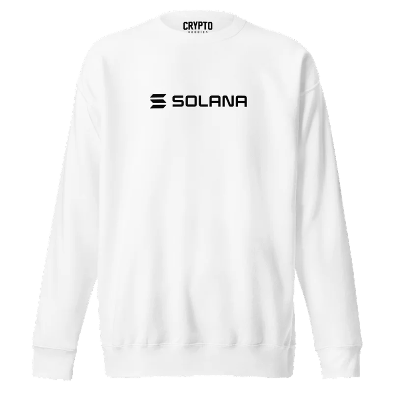 Solana Black Logo Sweatshirt