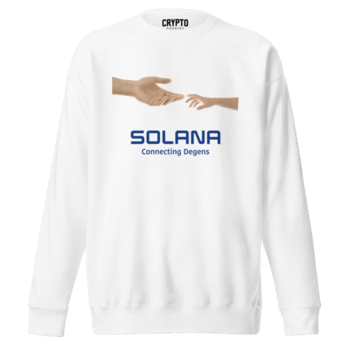 Solana: Connecting Degens Sweatshirt
