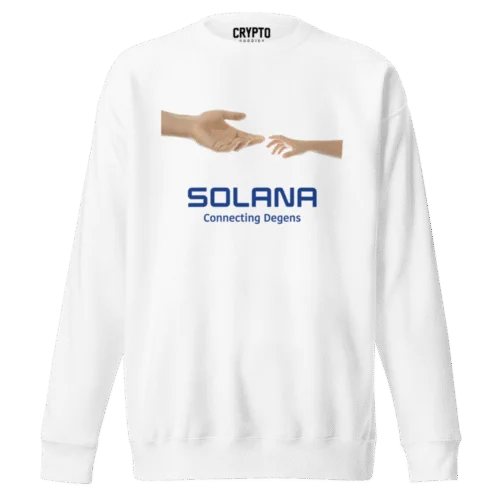 Solana: Connecting Degens Sweatshirt