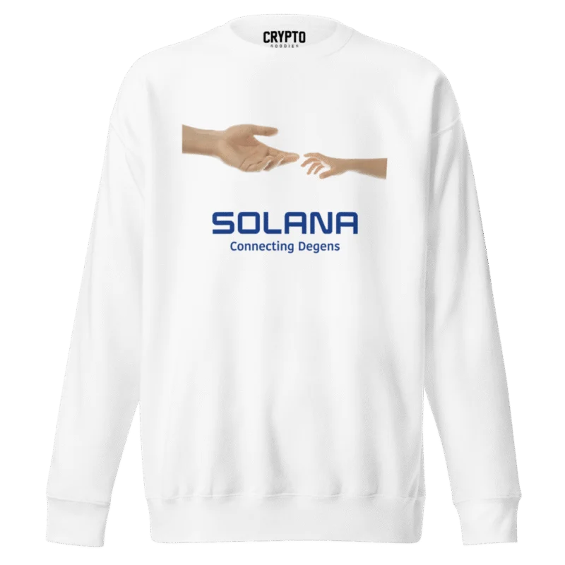 Solana: Connecting Degens Sweatshirt