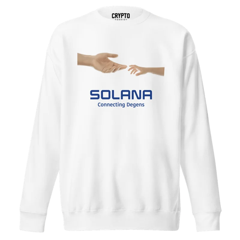 Solana: Connecting Degens Sweatshirt