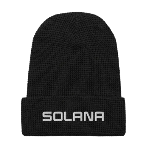 Solana Waffle Beanie