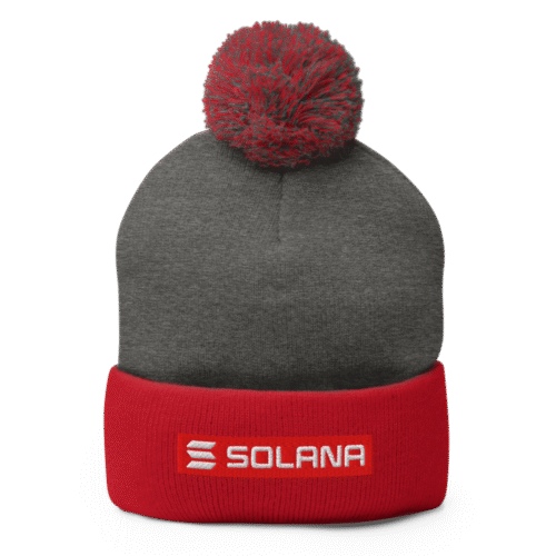 Solana Xmas Pom-Pom Beanie