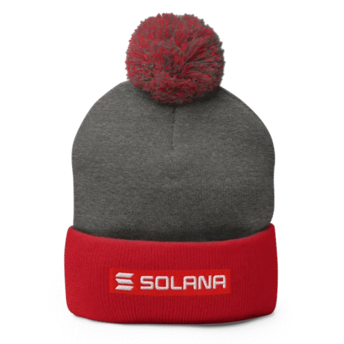 Solana Xmas Pom-Pom Beanie