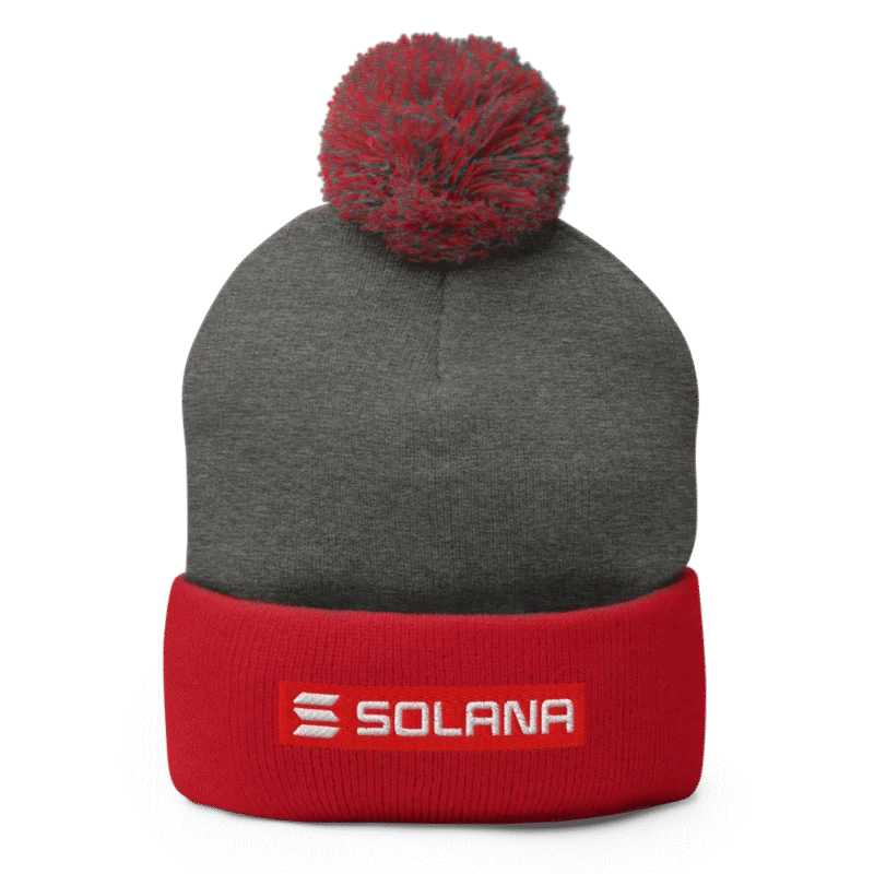 Solana Xmas Pom-Pom Beanie