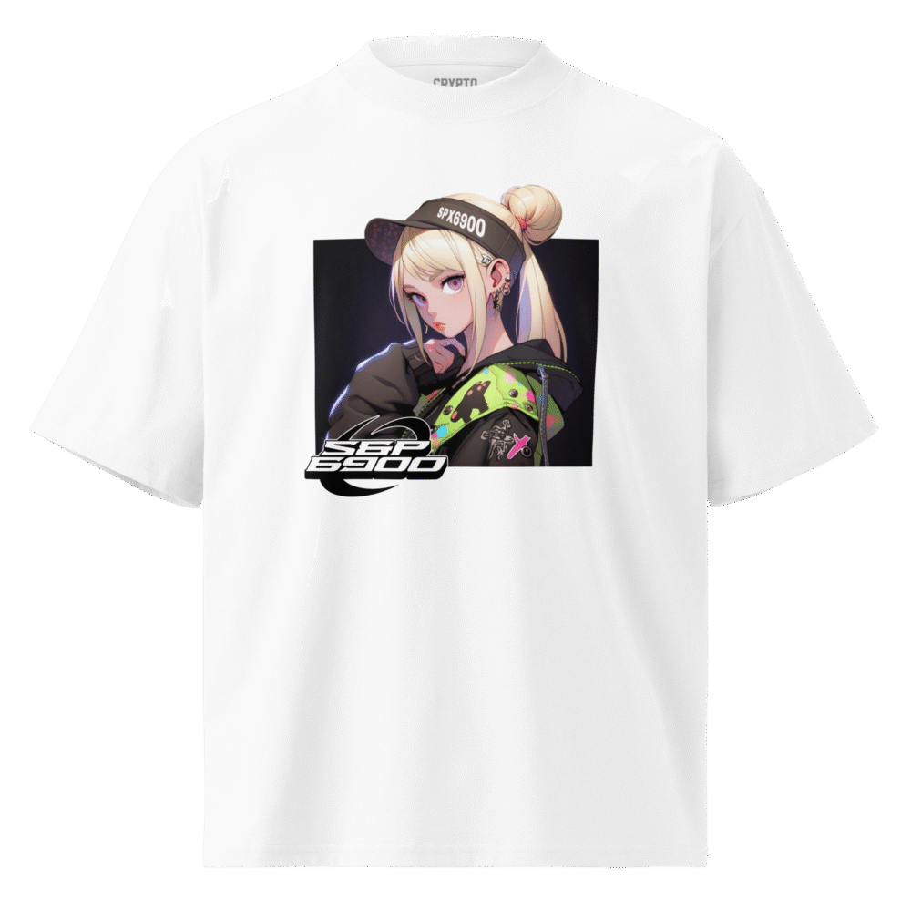 Spx6900 Anime Girl Oversized T-Shirt