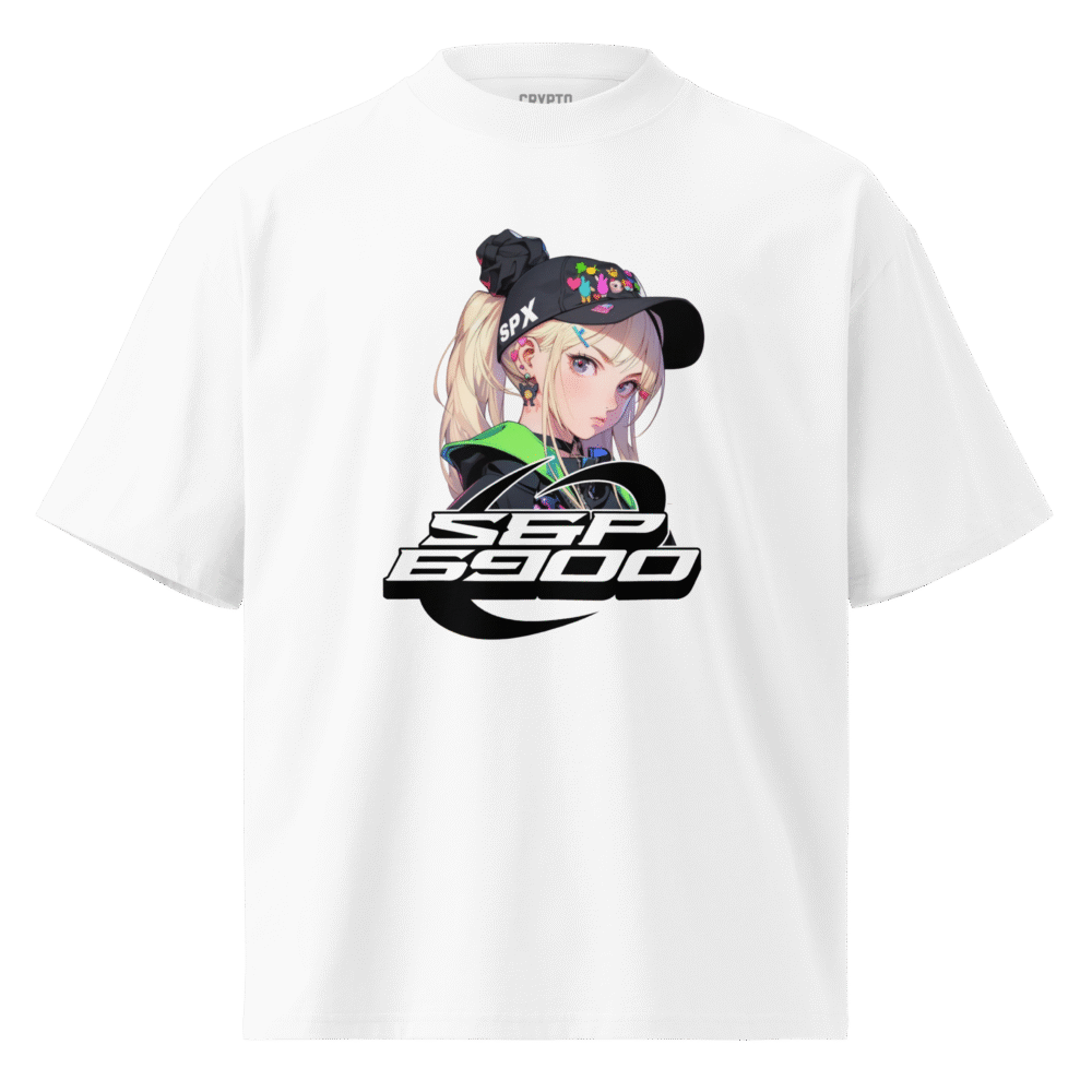 Spx6900 Anime Girl Oversized T-Shirt