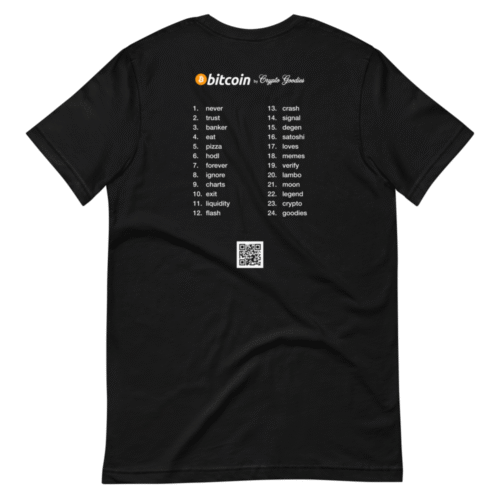 Bitcoin Seed Phrase T-Shirt