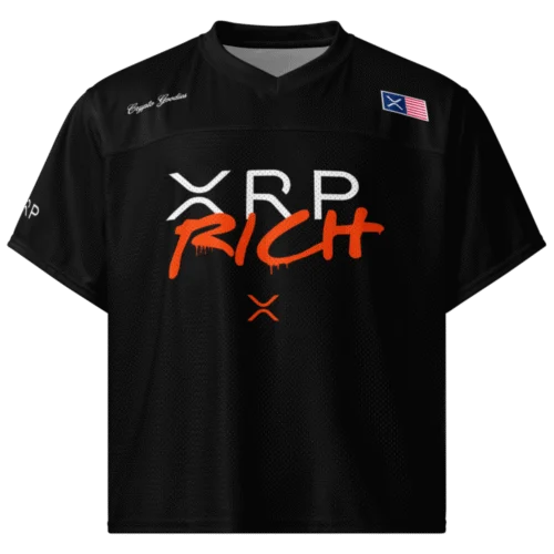XRP Rich Boxy Football Jersey