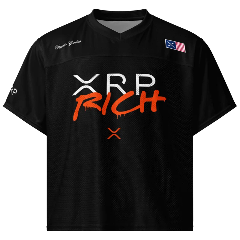 XRP Rich Boxy Football Jersey