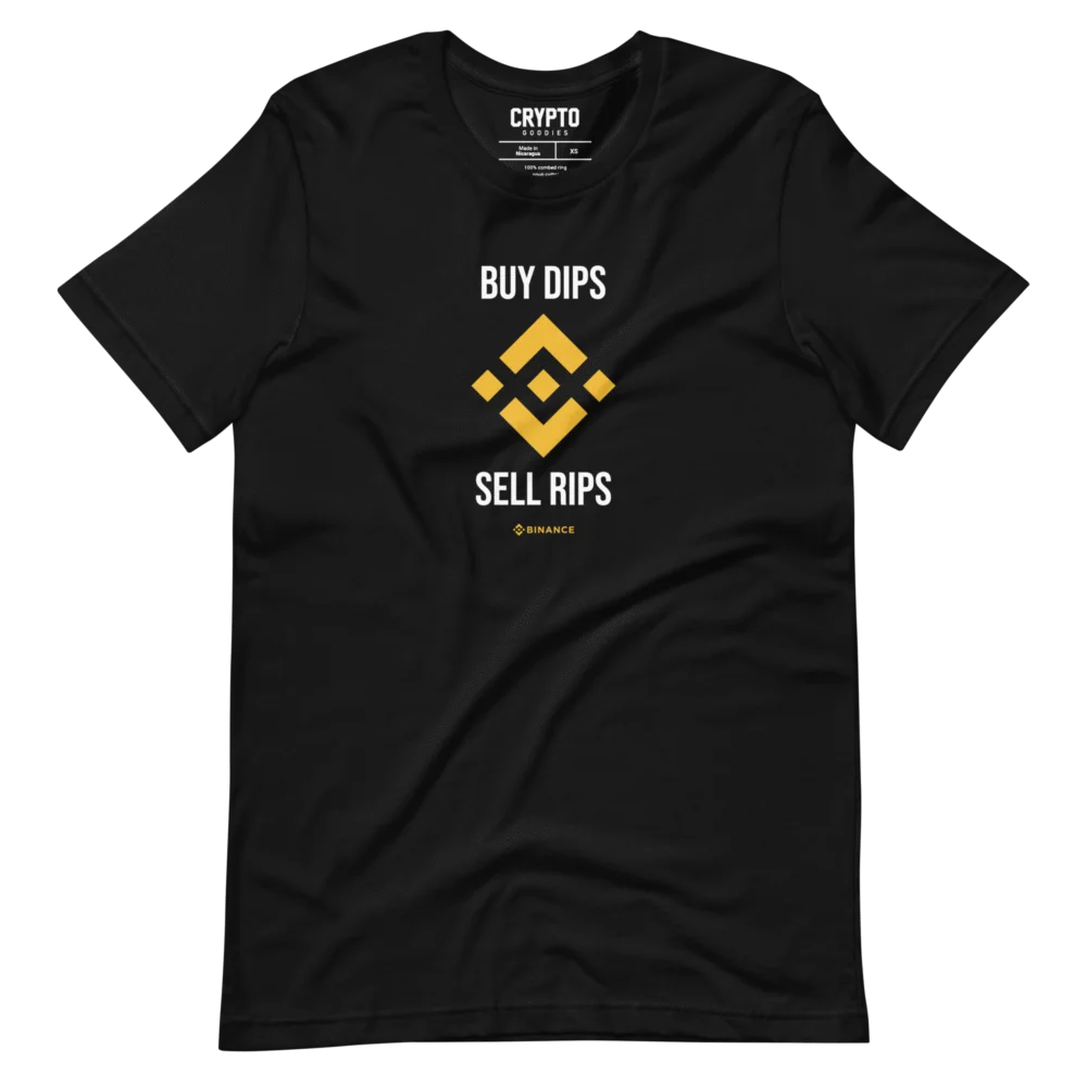Binance x Buy Dips Sell Rips T-Shirt