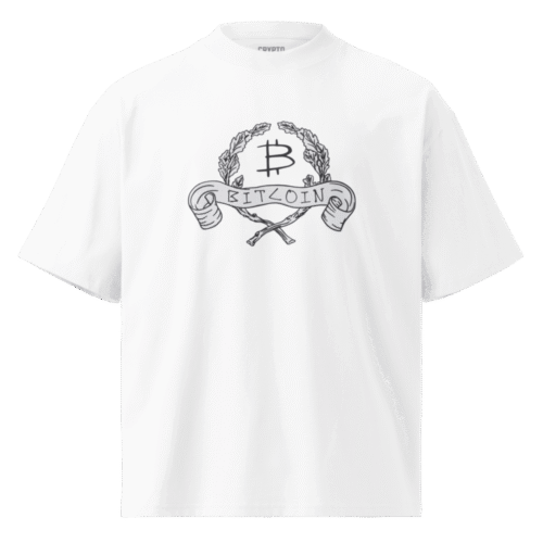 Bitcoin Laurel Oversized Tee