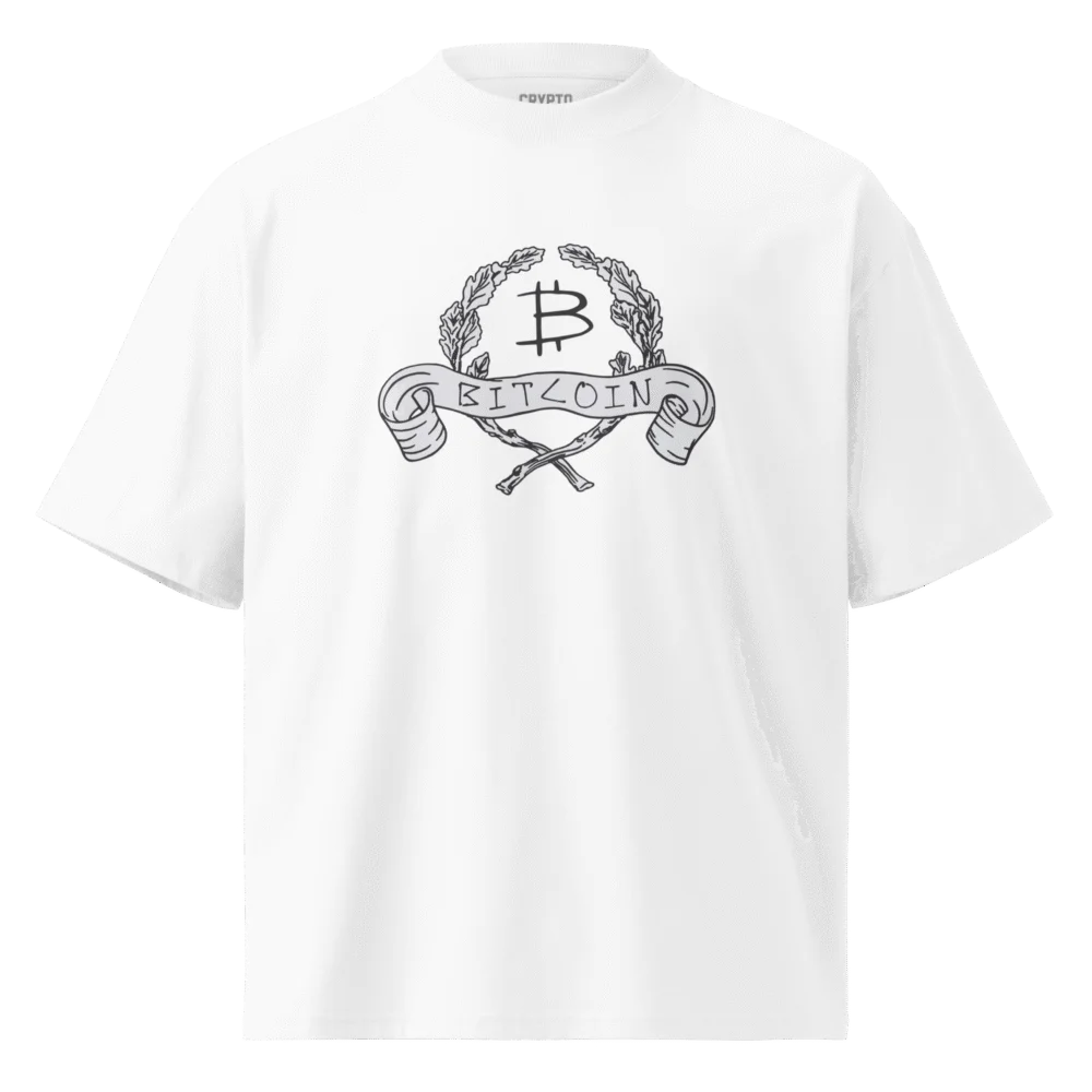 Bitcoin Laurel Oversized Tee