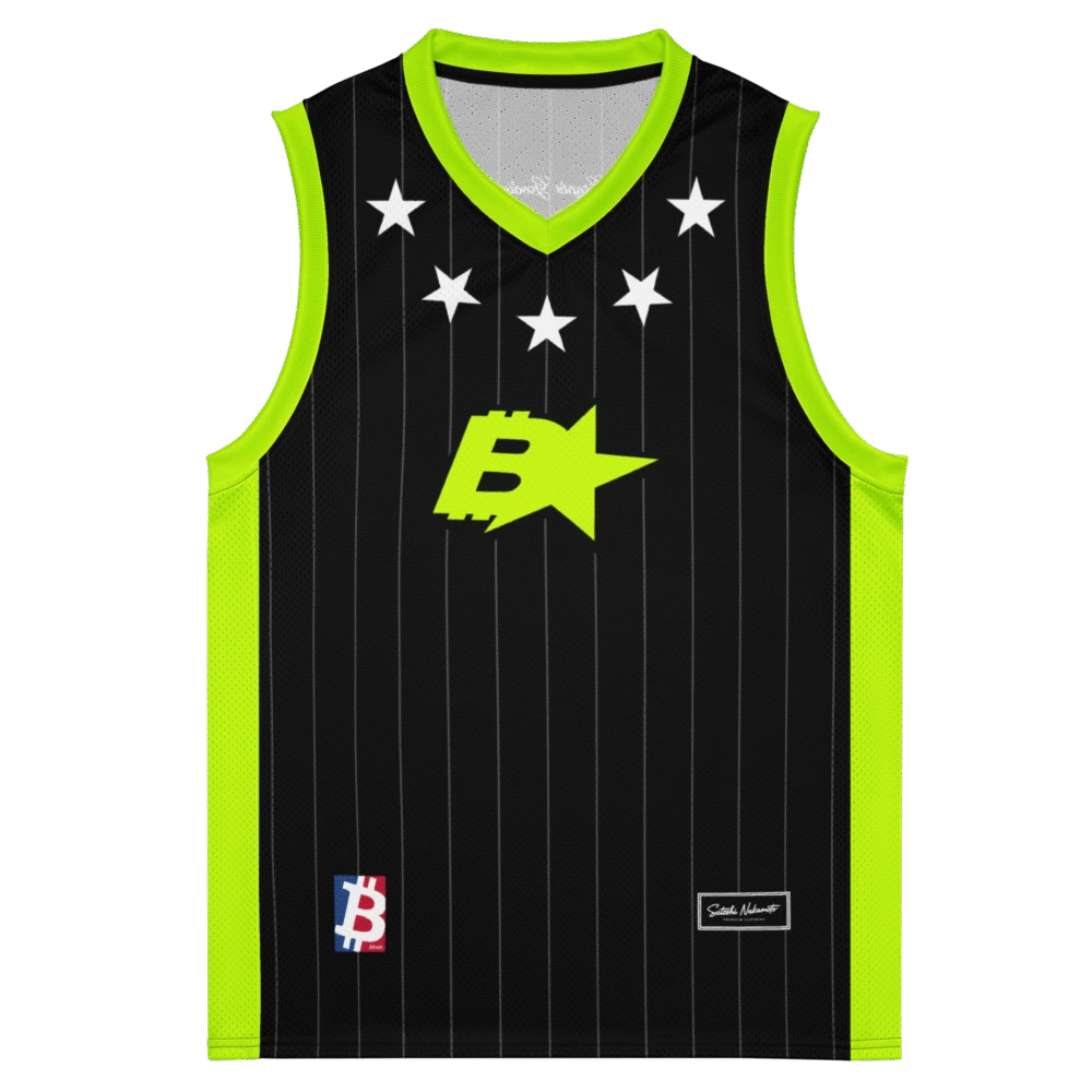 Bitcoin Stars Premium Basketball Jersey