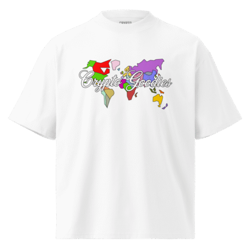 Crypto Goodies World Oversized Tee