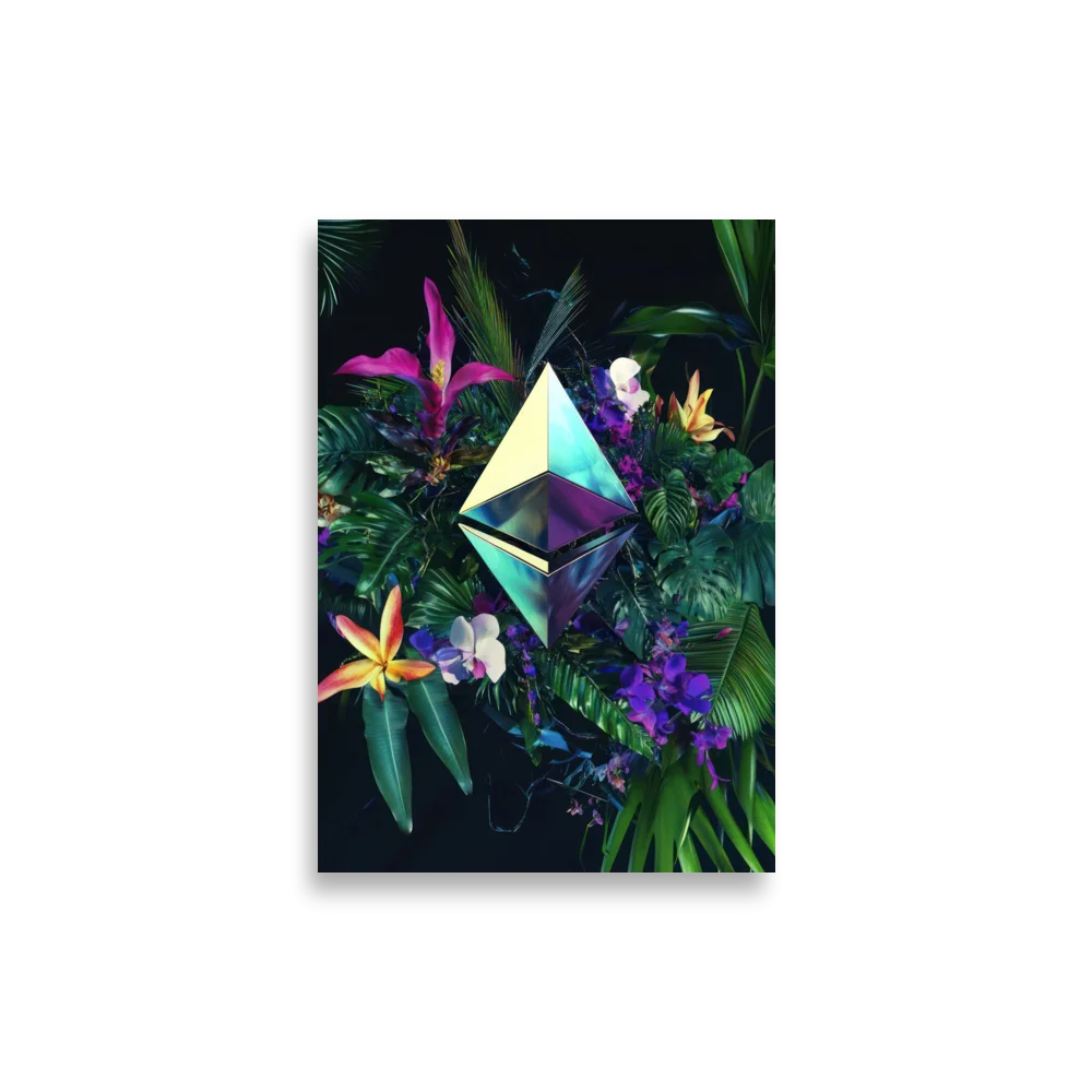 Ethereum Tropical Paradise Poster - Image 3