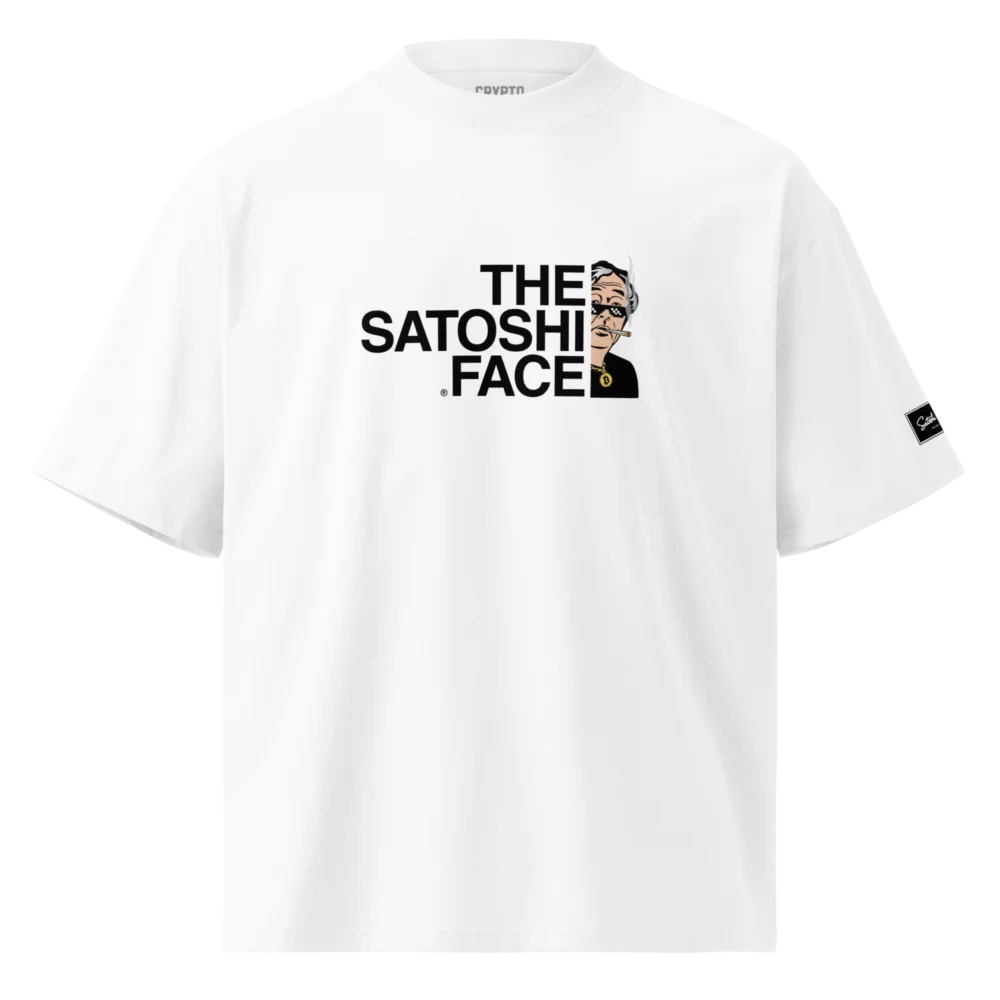 The Satoshi Face Oversized Tee